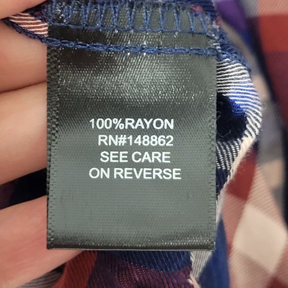 Torrid Lizzie Rayon Twill Button-Up Long Sleeve Shirt Women's Size 3X - Picture 9 of 12